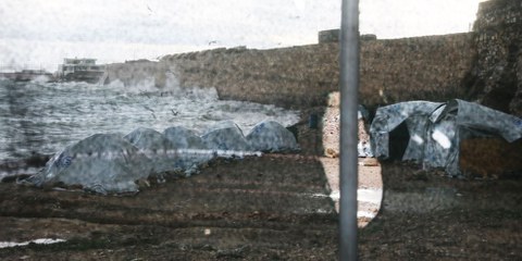 Flüchtlinge auf der griechischen Insel Chios. © Giorgos Moutafis/Amnesty International