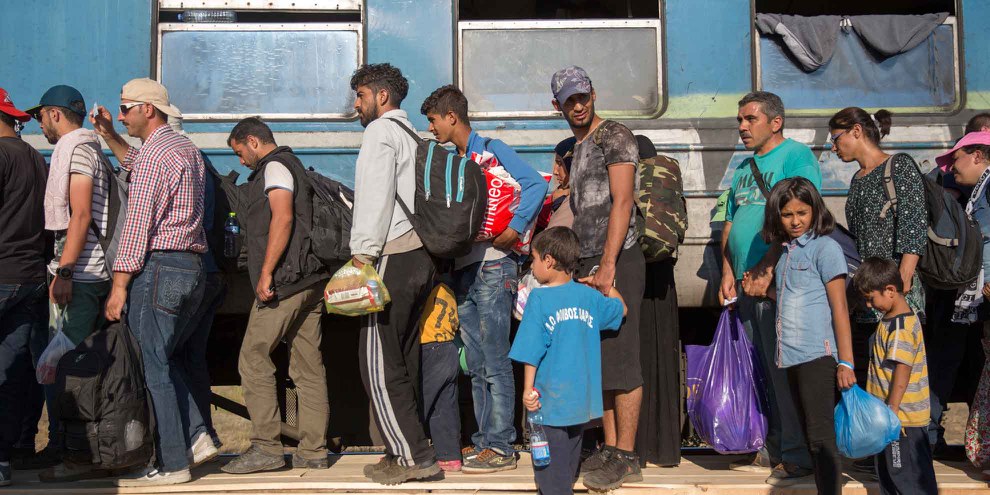 Flüchtlinge an der griechisch-mazedonischen Grenze. © Amnesty International