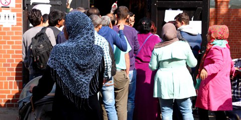 Registrierung von Flüchtlingen in Berlin ©Julia Weiss