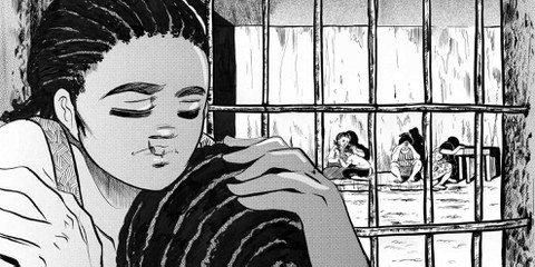 Für die weiteren Illustrationen von Asia Alfasi zur Kampagne 16 Tage gegen Gewalt an Frauen auf das Bild klicken.