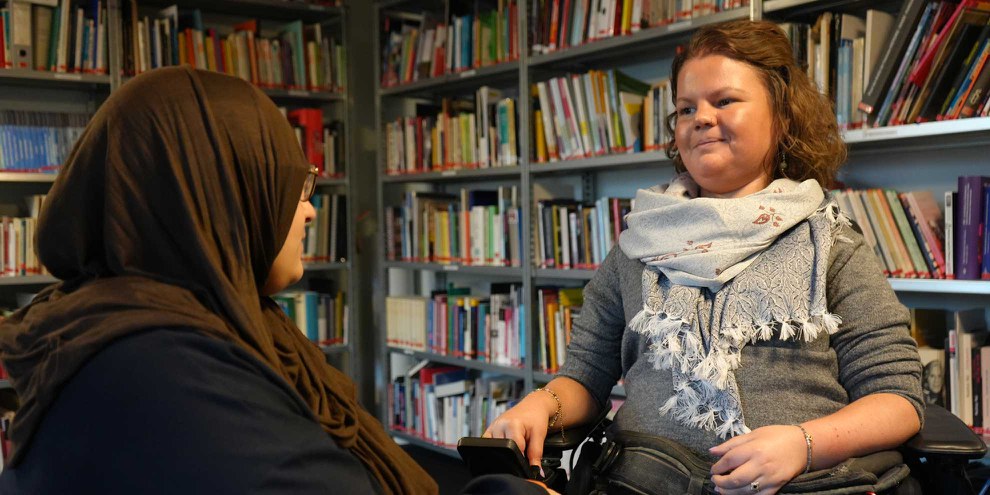 Islam im Gespräch mit Kim Sandy Pittet.