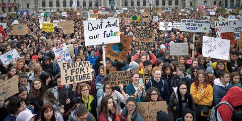 Der Klimawandel macht jungen Menschen grosse Sorgen, denn es geht um ihre Zukunft. © Mitja Kobal