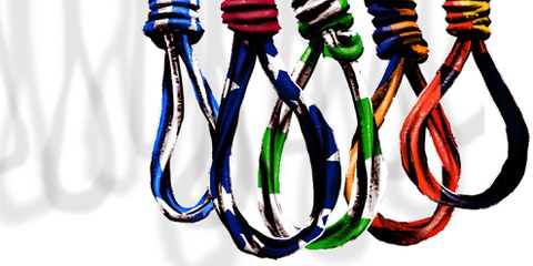 Abgesehen von China fanden 87 Prozent der Hinrichtungen in nur vier Ländern statt: Iran, Saudi-Arabien, Irak und Pakistan.© Amnesty International