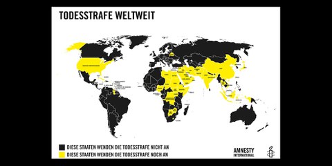 Weltweit geht die Zahl der Staaten, die die Todesstrafe anwenden zurück. © AICH