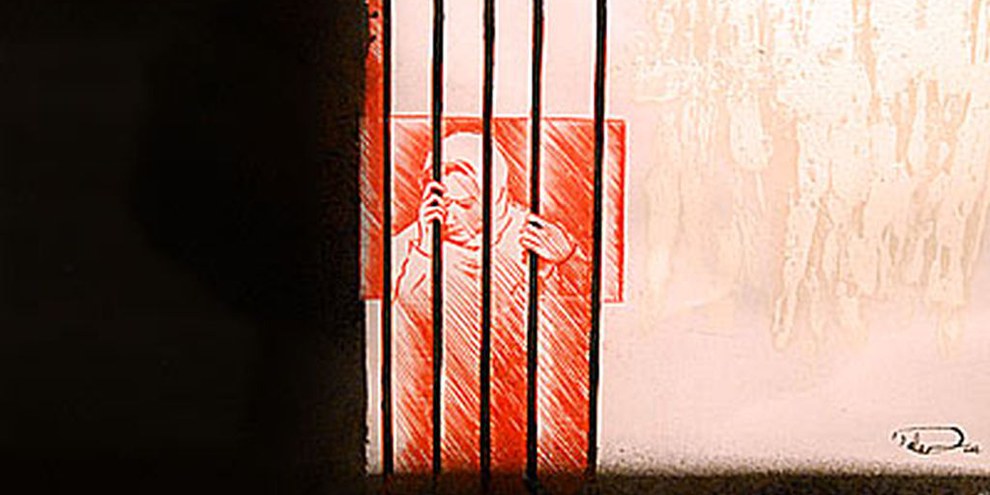 Symbolbild. Das ursprüngliche Bild wurde aus Urheberrechtsgründen ersetzt © Zeichnung von Delara Darabi (wurde 2009 in Iran hingerichtet)