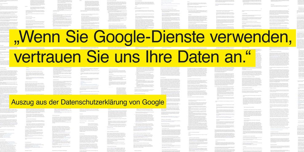 Die Datenschutzerklärung – Klicken auf Bild für weitere Bilder © Silvia Gonçalves