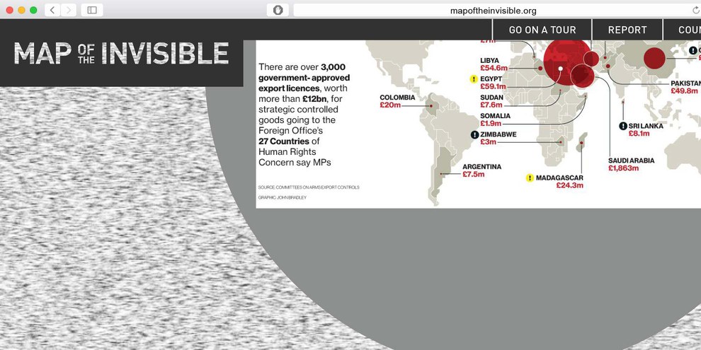 Screenshot Map Of The Invisible – Klicken auf Bild für weitere Bilder © Fabio Kunz