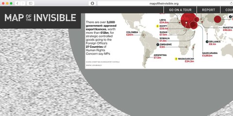 Screenshot Map Of The Invisible – Klicken auf Bild für weitere Bilder © Fabio Kunz