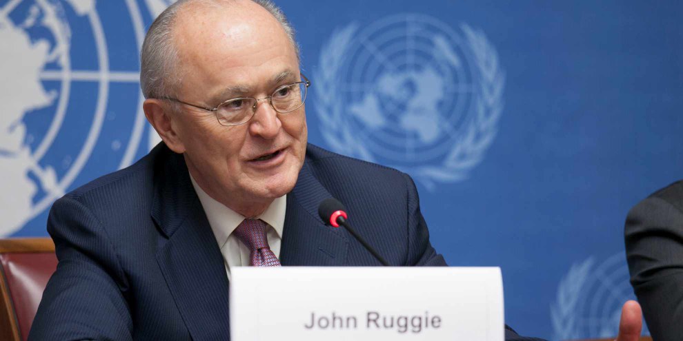 Professor John Ruggie starb Mitte September. Sein Kampf für die Menschenrechte wird immer in Erinnerung bleiben. © U.S. Mission Photo by Eric Bridiers