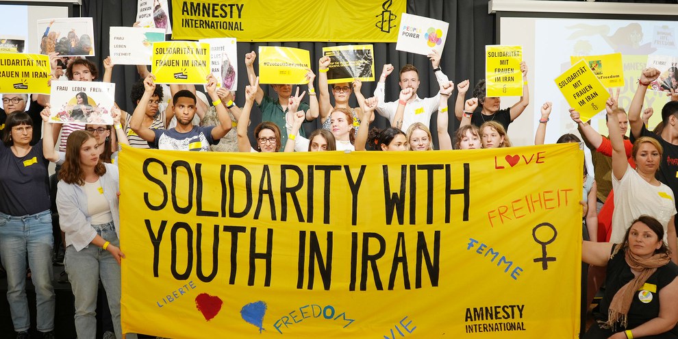Generalversammlung von Amnesty Schweiz 2023 in Lausanne. Klicken für mehr Bilder © Amnesty International