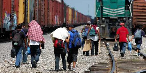 MigrantInnen in Mexiko © AI
