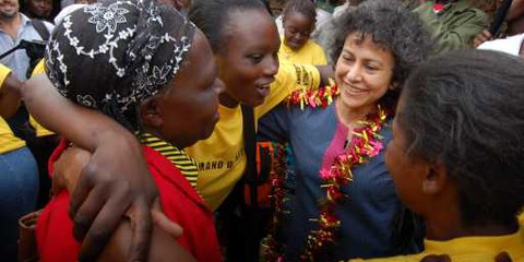 Irene Khan im Juni 2009 in Nairobi. © AI