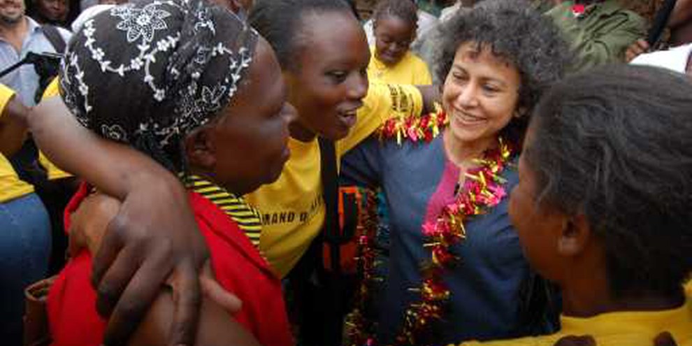 Irene Khan im Juni 2009 in Nairobi. © AI