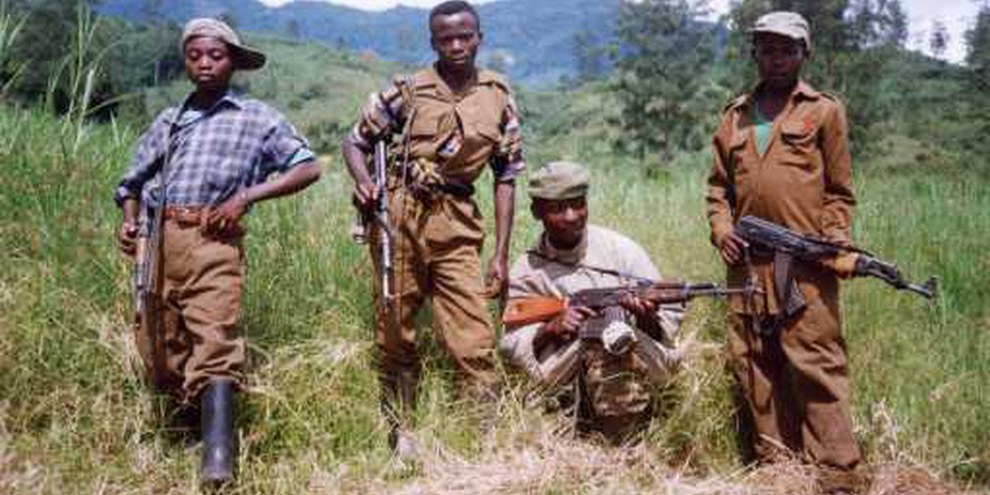Verlorene Jugend: Kindersoldaten während des Kongo-Krieges 2002. © privat