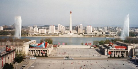 Der Kim-Il-sung-Platz in Nordkoreas Hauptstadt Pjöngjang © AI
