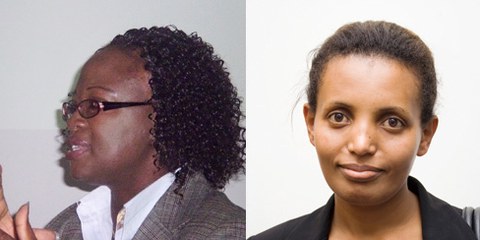 Jestina Mukoko (links) und Birtukan Mideksa. © AI