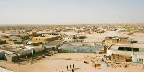 Blick über das Flüchtlingslager Smara in Westalgerien. © Simon Blaser