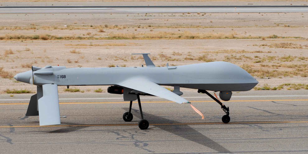 Ein «MQ-1-Predator» kommt von einem Einsatz zurück. © Wikicommons/ US AirForce