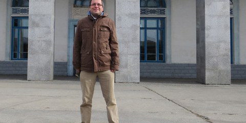 «Das Weltenbummeln liegt mir im Blut»: Lars Bünger auf einer Reise durch die Mongolei. © ZVG