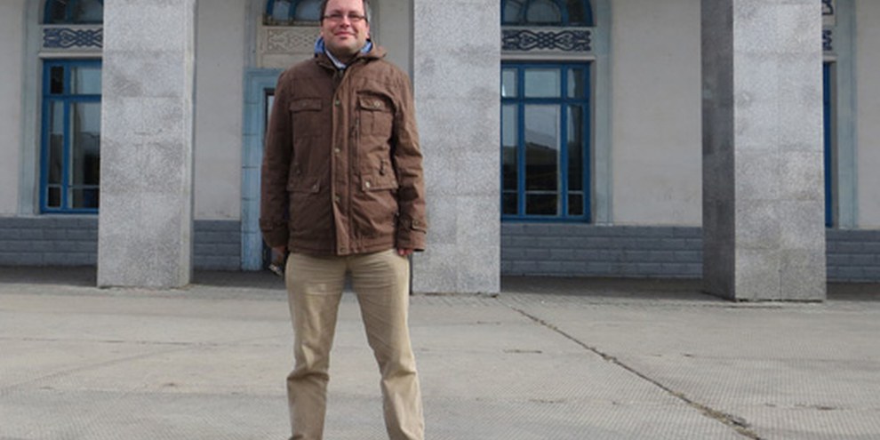 «Das Weltenbummeln liegt mir im Blut»: Lars Bünger auf einer Reise durch die Mongolei. © ZVG