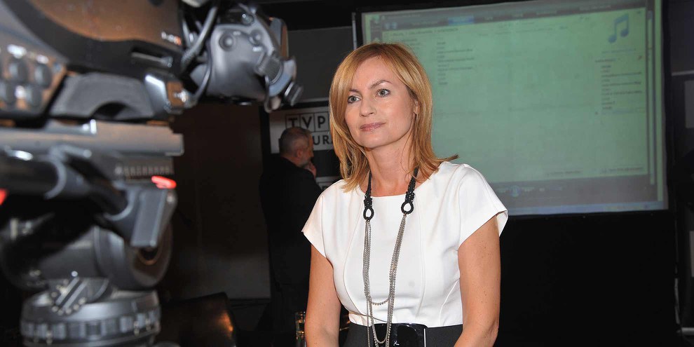 «Fürchtet euch nicht»: Katarzyna Janowska, die bisherige Chefin des Senders TVP Kultura, hat gekündigt. © Polish Press Agency / TVP/Irenusz Sobieszczuk