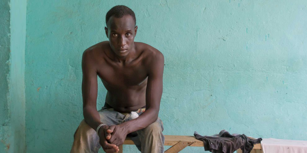 Manumbe N’Diaye fand im Haus der Migranten Unterschlupf. © Bettina Rühl.
