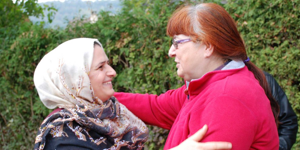 Muamina (links) sei die wahre Heldin, meint Ruth. © AI / mre