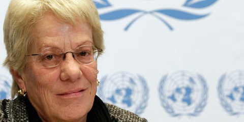 Carla del Ponte. © Reuters / Denis Bailbouse