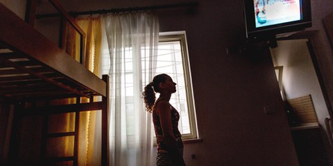Manche Frauen müssen vor ihren Ehemännern flüchten, sie leben im Verborgenen. © Klaus Petrus
