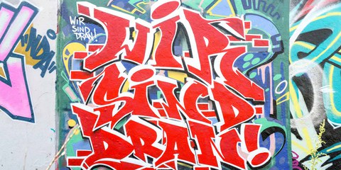 Graffiti von Jadore Tong, Foto: Sarah Eick