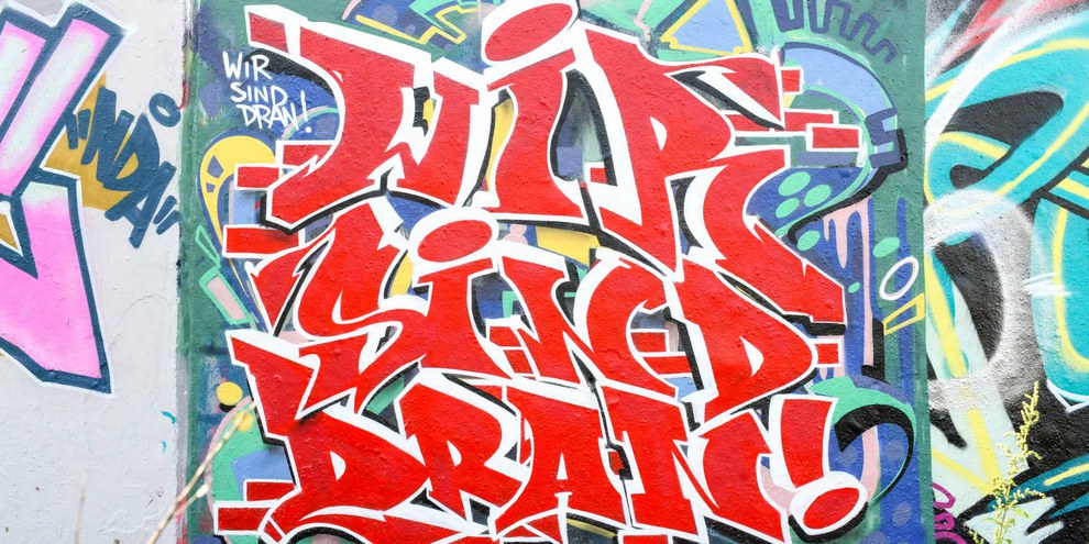 Graffiti von Jadore Tong, Foto: Sarah Eick