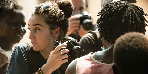 Nina Meurisse beeindruckt in der Rolle von Camille Lepage. © trigon-film.org