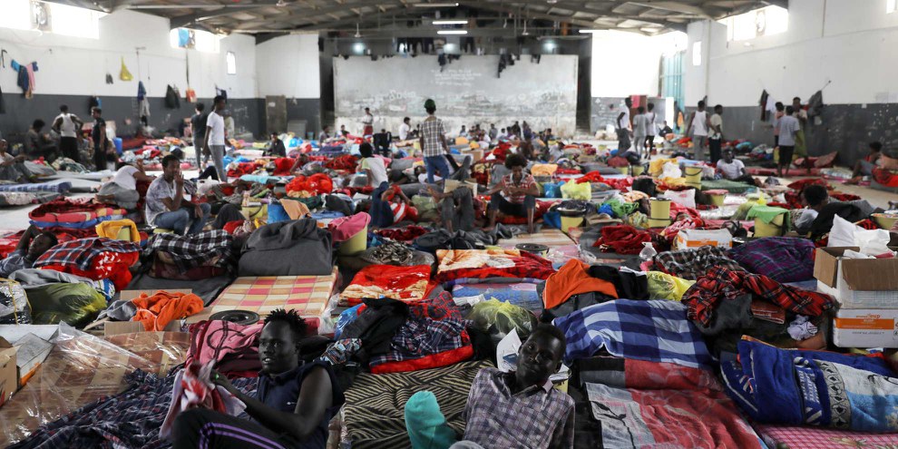 Die libyschen Internierungslager für Flüchtlinge stehen immer wieder in der Kritik. © Reuters / Ahmed Jadallah