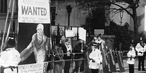 Protest auf der Strasse: Eine von unzähligen Aktionen. © Amnesty International