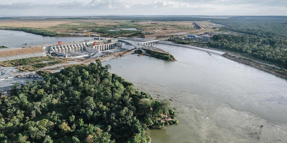 Wegen des Baus des Lower-Sesan-II-Damms im Nordosten Kambodschas sollen rund 2000 Menschen umgesiedelt werden. © Sion Ang/SOPA Images/LightRocket via Getty Images