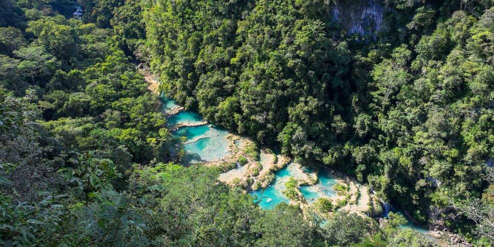 Der Fluss Cahabón ist die Lebensader der Q'eqchi'-Gemeinschaft in Guatemala. Doch er ist zunehmend gefährdet. © Keystone / HEMIS / GUIZIOU Franck