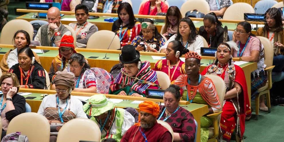 Seit 2002 findet jährlich ein ständiges Uno-Forum zu indigenen Fragen statt. © Rick Bajornas / UN Photo