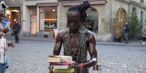 Einst predigte Va-Bene Fiatsi das Evangelium. Heute geht sie auf die Strassen, um für die Rechte von LGBTI*-Personen zu kämpfen, die von der Kirche in Ghana angegriffen werden. © Mulugeta, via rE-gen-er-at[e], Pro Helvetia