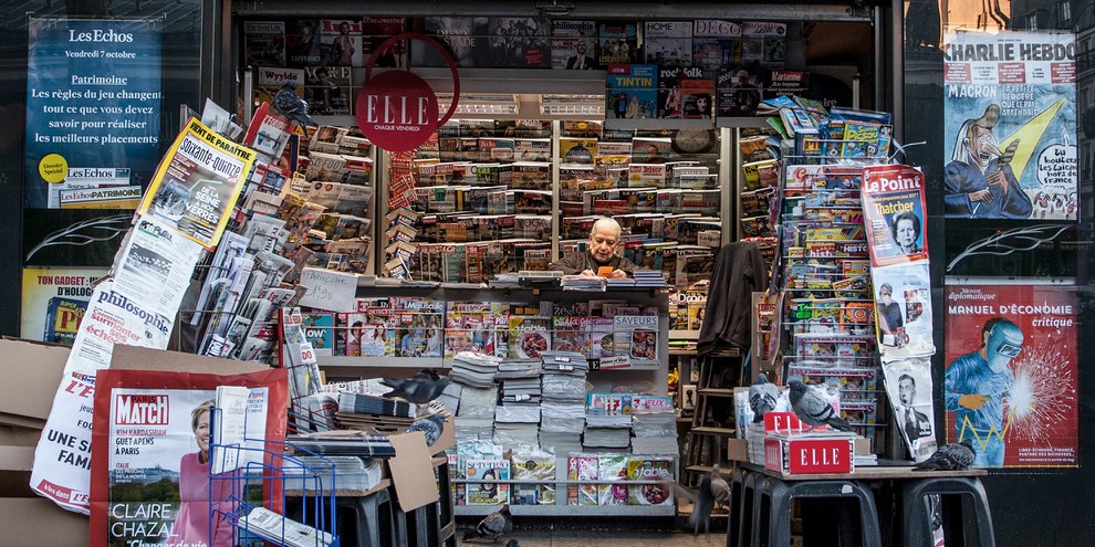 Als Folge der Medienkonzentration gibt es immer weniger Qualitätsblätter – auch in Frankreich. © Alexandra Lande