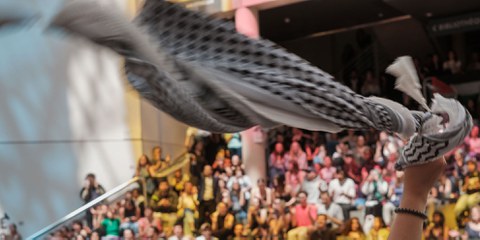 Die Student*innen der Universität Genf besetzten das UniMail-Gebäude im Mai 2024 während fast einer Woche, bis es geräumt wurde. © Enrico Gastaldello