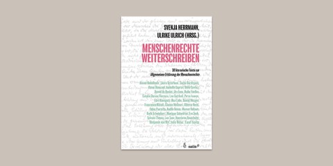 Buchvernissage «Menschenrechte. Weiterschreiben»