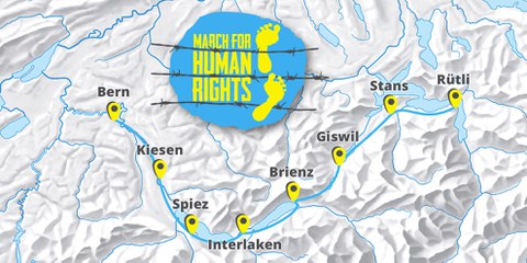 Marsch für Menschenrechte