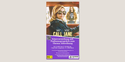 «Call Jane» – Film und Podium zum Thema Abtreibung