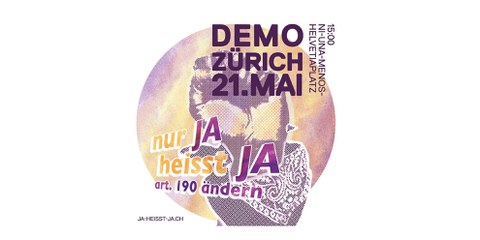 Demonstration «Nur Ja heisst Ja»