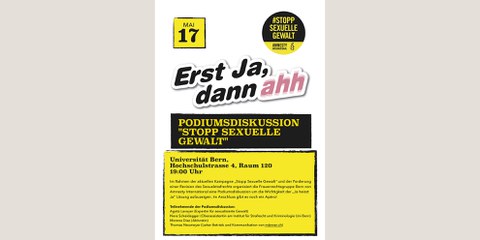 Podium «Stopp sexualisierte Gewalt»