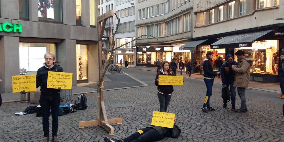 © Aktionsfoto von Camille Leyrer, Jugendgruppe Luzern