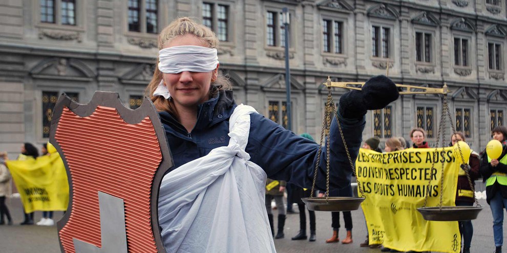 Aktion an der Students' Conference 2018 in Zürich © Amnesty International