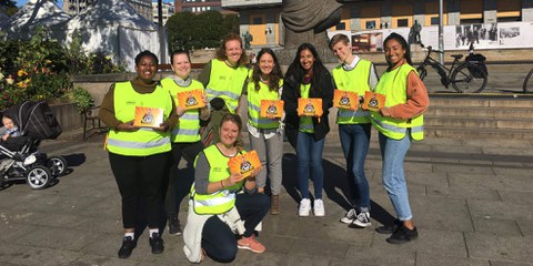 Die Teilnehmenden des Norway Student's Gathering 2019 in Aktion © Naomi Schumacher