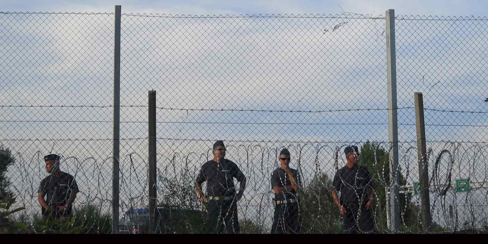 Frontière entre la Hongrie et la Serbie © Amnesty International