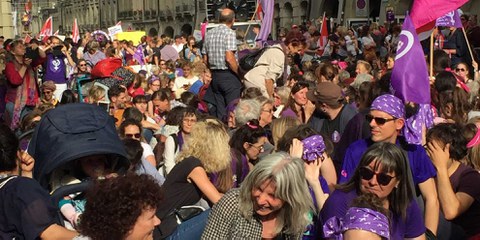 Grève des femmes, Berne, le 14 juin 2019. © AI